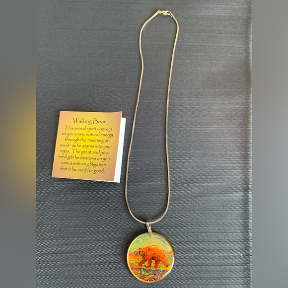 Necklace Sterling Silver Artisan Jewelry 

Walking Bear - Picture 2 of 4
